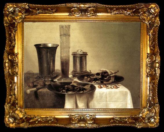 framed  HEDA, Willem Claesz. Breakfast Still-Life sg, ta009-2
